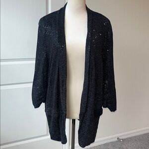 Black Sparkly Cardigan
